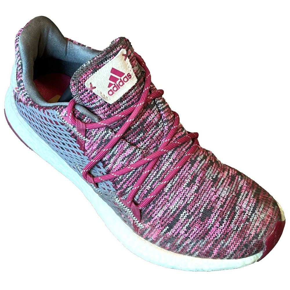 Adidas Crossknit DPR Golf Shoes Pink Gray Womens 5.5 UK 4 FR 36 2/3